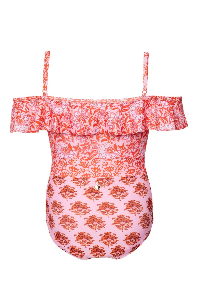 RUFFLED ONEPIECE SWIMSUIT FOR GIRLS-24615080-715