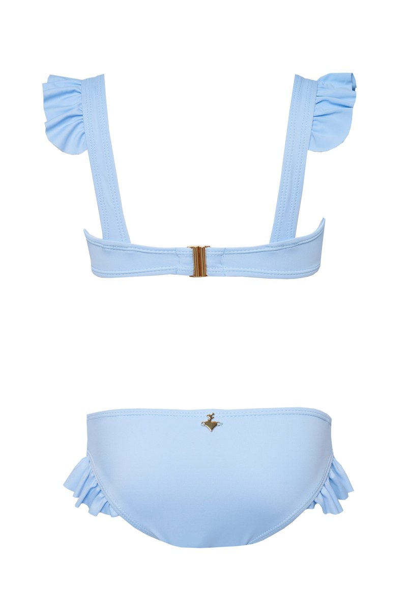 MONOCHROME RUFFLED BIKINI SET FOR GIRLS-24616140-800