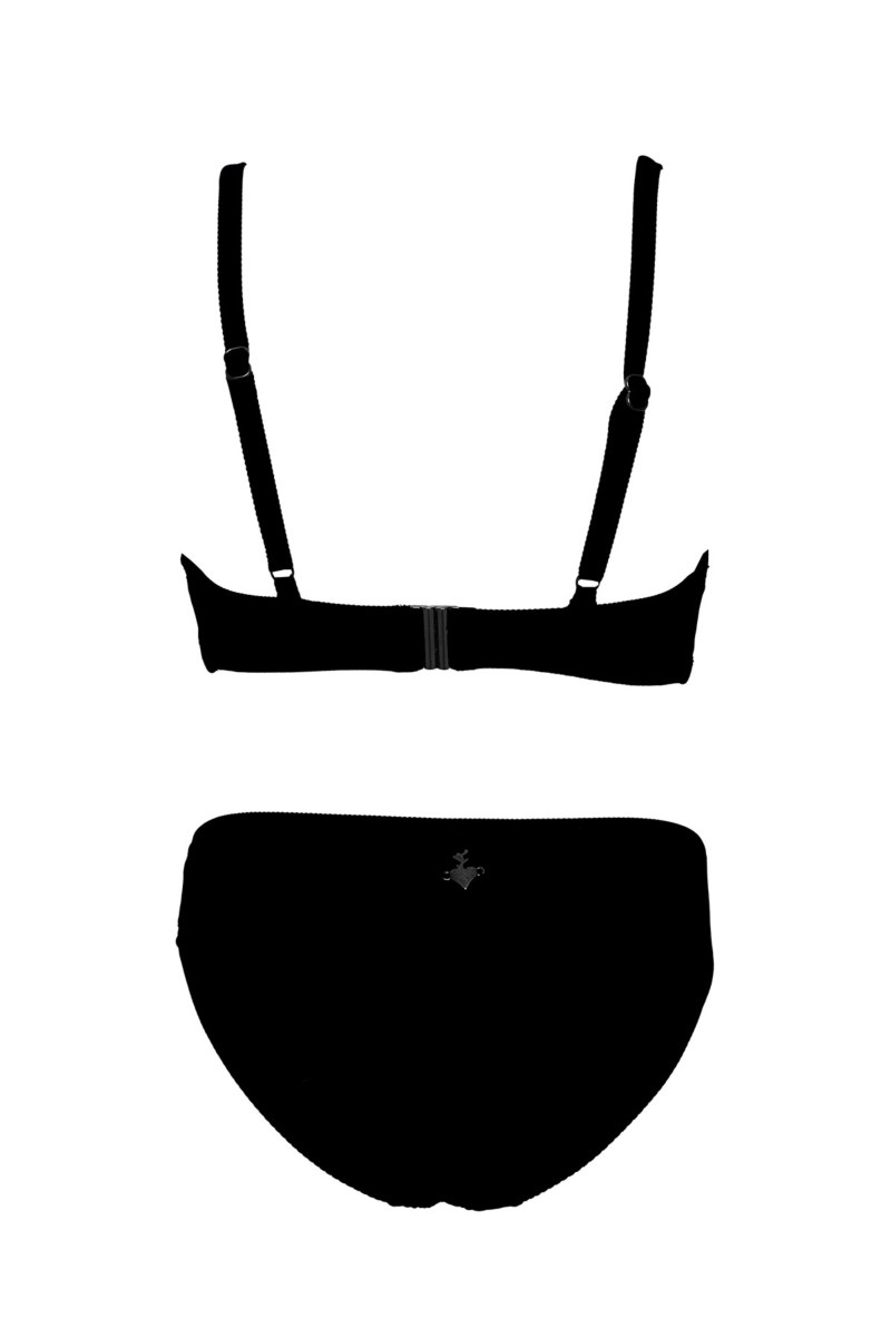 TEENS RIBBED SWIMWEAR BIKINI SET-24616146-110