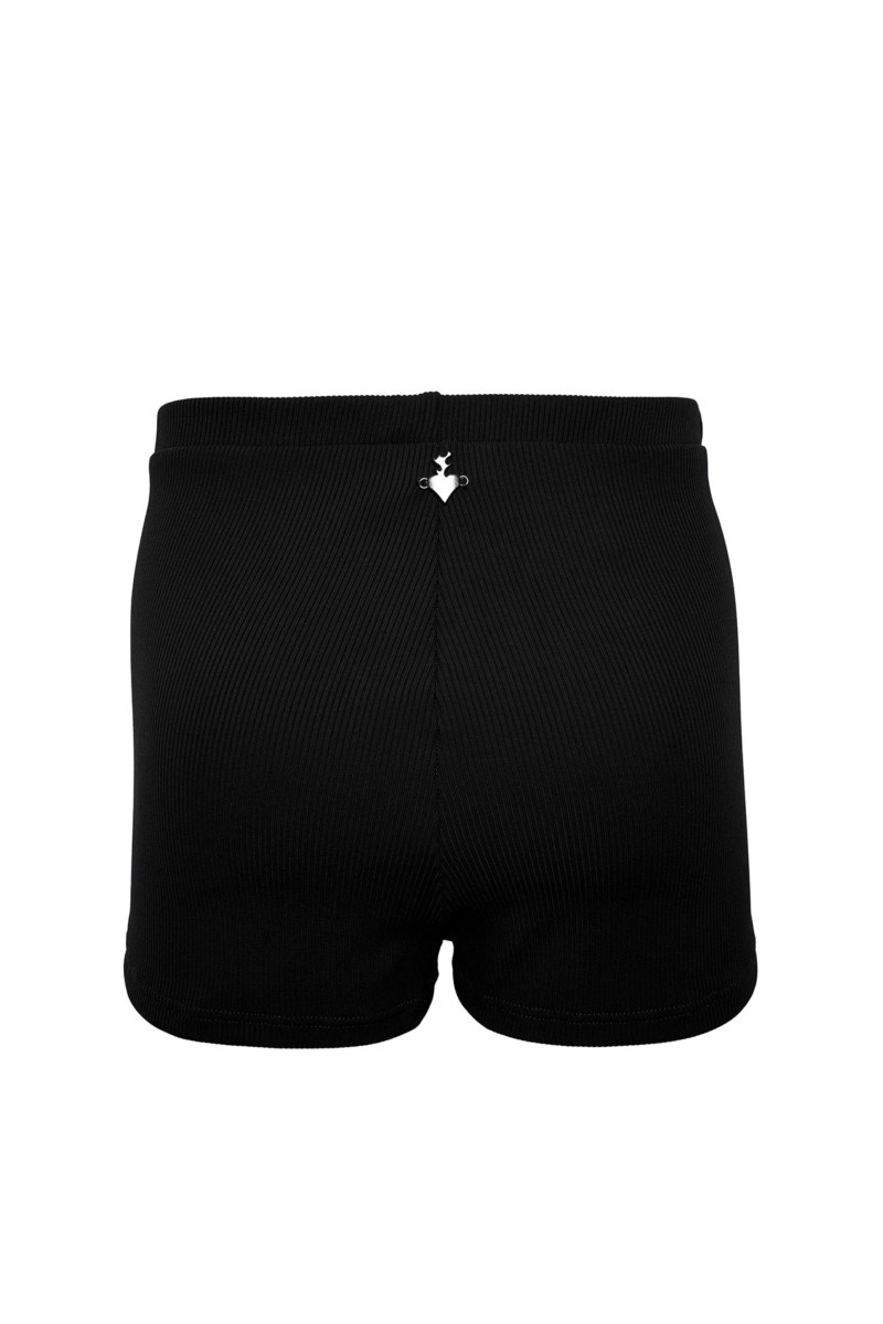 TEENS RIBBED SHORTS BIKINI BOTTOM-24616149-110