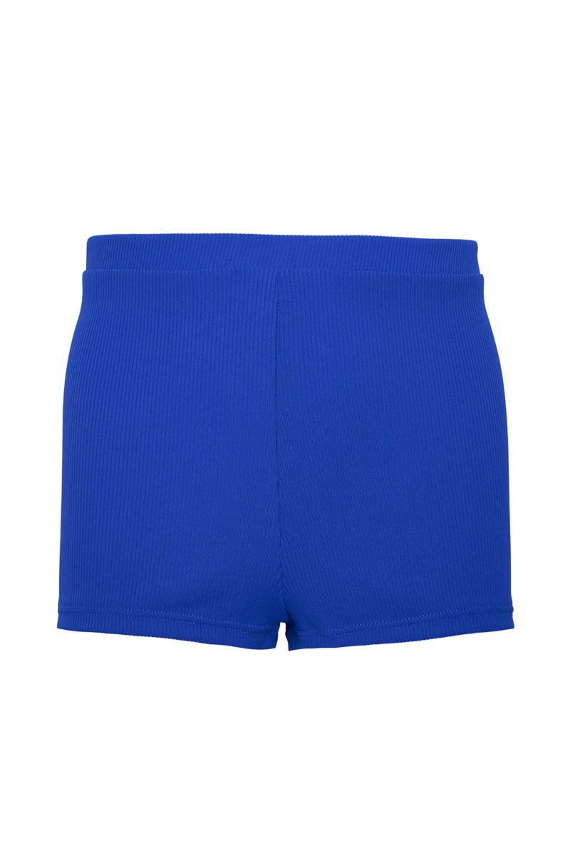 TEENS RIBBED SHORTS BIKINI BOTTOM-24616149-436