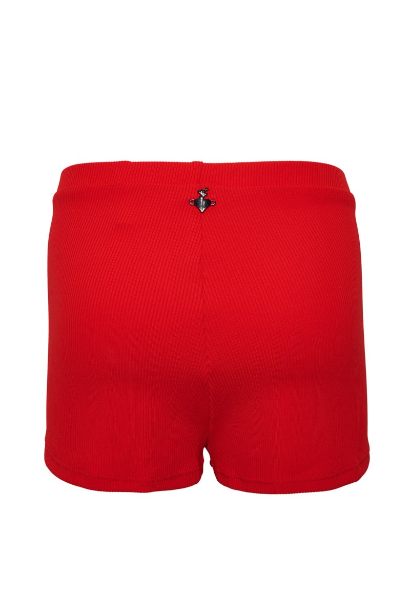TEENS RIBBED SHORTS BIKINI BOTTOM-24616149-631