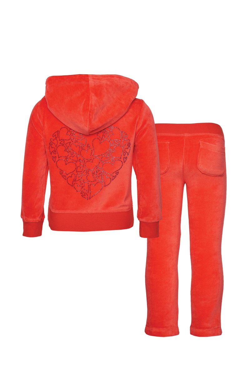 EMBELLISHED VELOUR TRACK SET FOR GIRLS-24618011-978