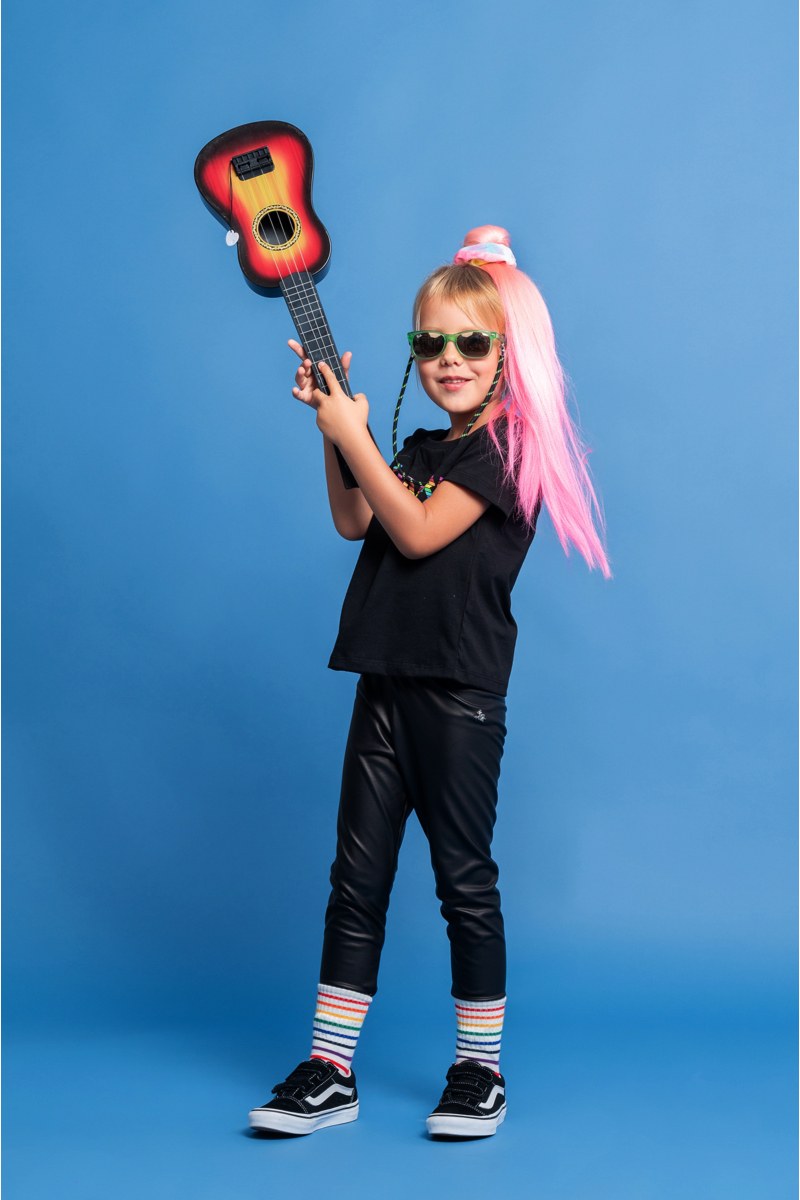 FAUX LEATHER LEGGINGS FOR GIRLS-24631050-110