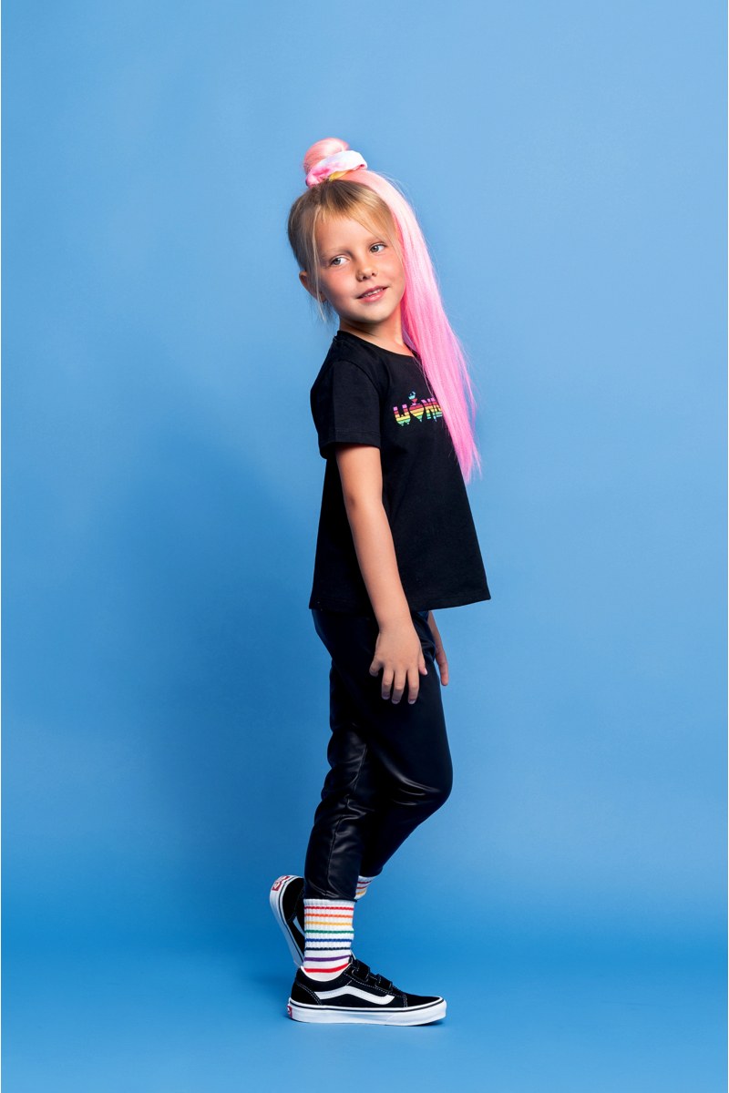 FAUX LEATHER LEGGINGS FOR GIRLS-24631050-110