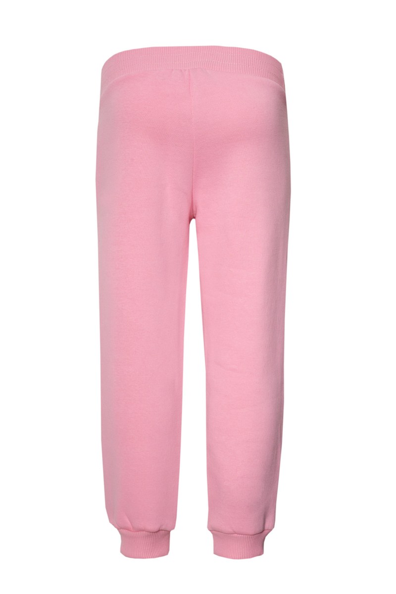 STRASS EMBELLISHED CUFFED COTTON PANTS FOR GIRLS-24631051-710