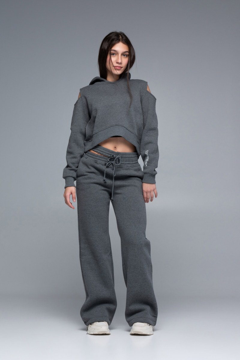 FLARED COTTON PANTS FOR TEENS WITH CUT-OUT SIDE-24631077-212