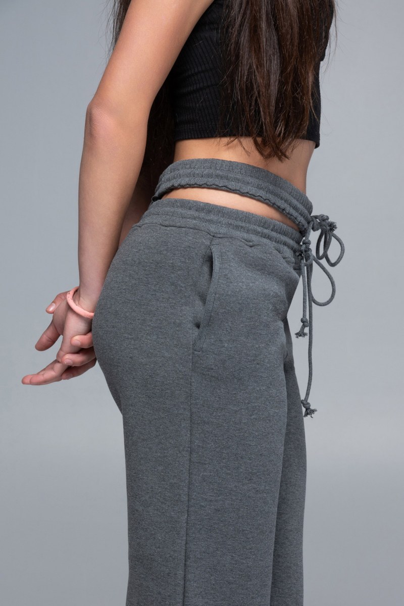 FLARED COTTON PANTS FOR TEENS WITH CUT-OUT SIDE-24631077-212