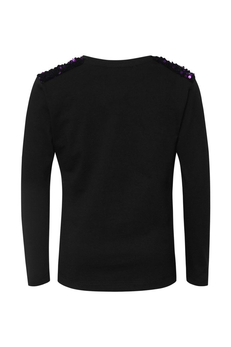 EMBELLISHED LONG SLEEVED COTTON TOP FOR GIRLS-24632027-110