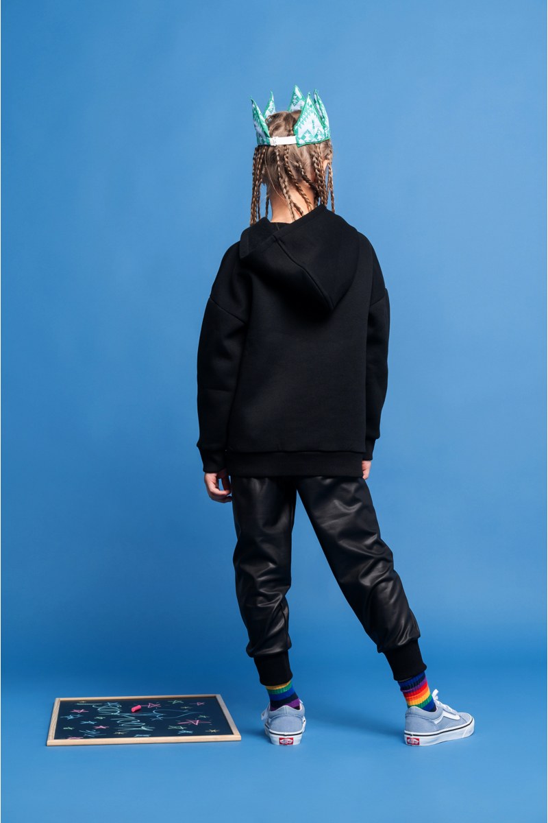 HOODED COTTON SWEATSHIRT FOR GIRLS-24632052-110