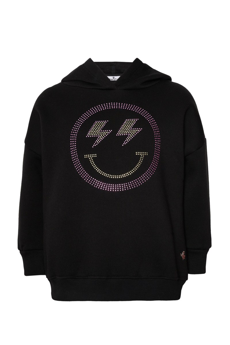 HOODED COTTON SWEATSHIRT FOR GIRLS-24632052-110