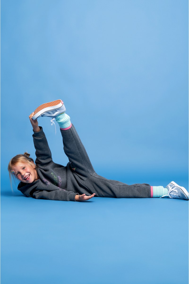 HOODED COTTON SWEATSHIRT FOR GIRLS-24632053-212