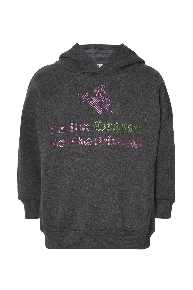 HOODED COTTON SWEATSHIRT FOR GIRLS-24632053-212
