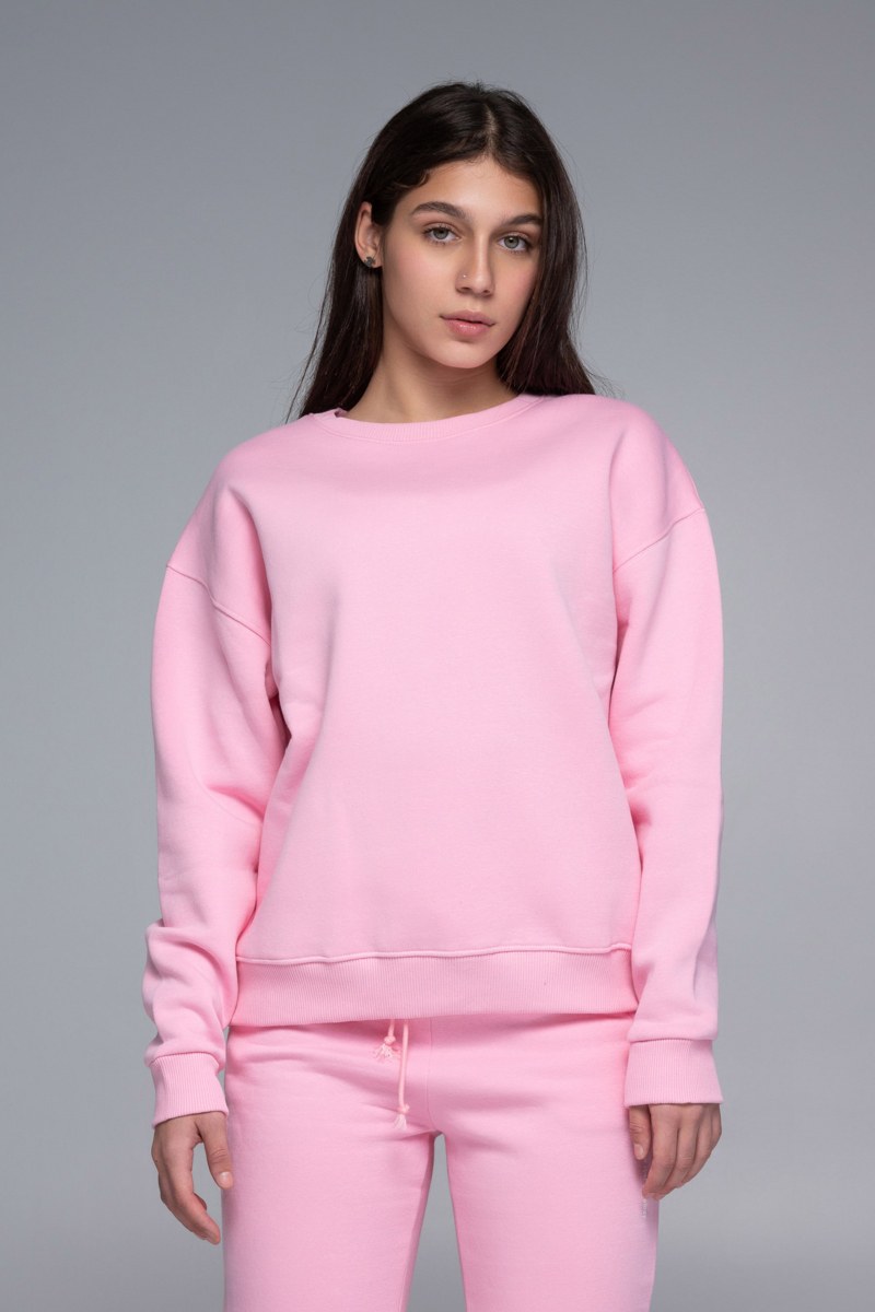 LONG-SLEEVED MONOCHROME COTTON SWEATSHIRT FOR TEENS-24632073-710