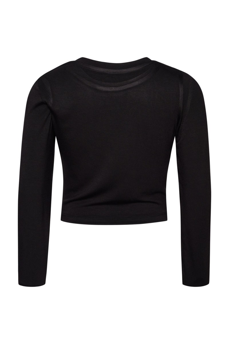 STRASS EMBELLISHED CROPPED TOP FOR TEENS-24632076-110