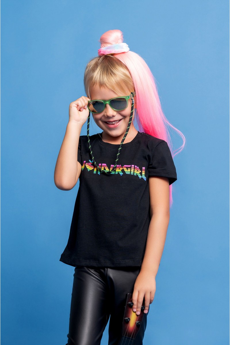 PRINTED COTTON T-SHIRT FOR GIRLS-24632090-110