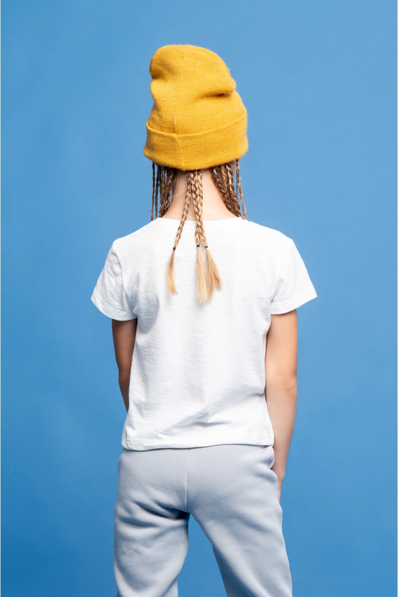 EMBELLISHED COTTON T-SHIRT FOR GIRLS-24632091-102