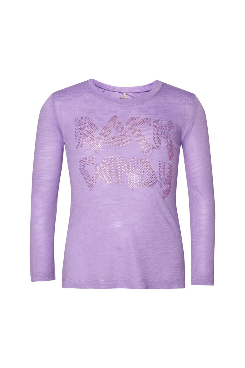 EMBELLISHED LONG SLEEVED COTTON TOP FOR GIRLS-24632092-800