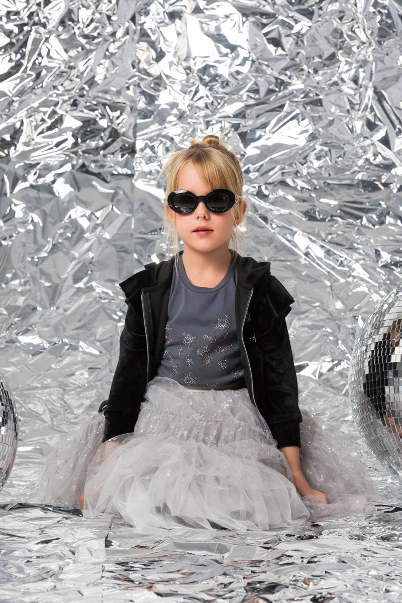 EMBELLISHED LONG SLEEVED COTTON TOP FOR GIRLS-24632125-526