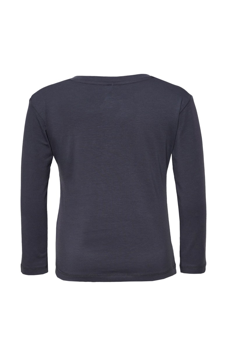 EMBELLISHED LONG SLEEVED COTTON TOP FOR GIRLS-24632125-526