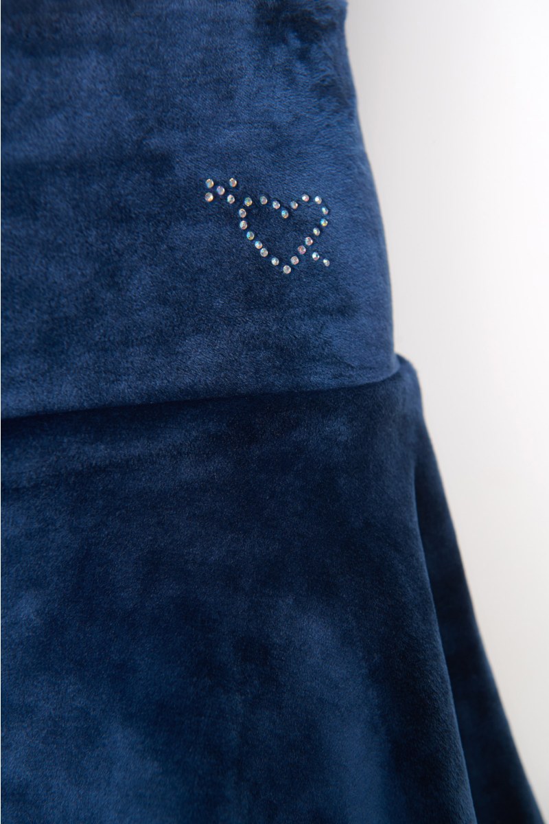 SUPER SOFT VELOUR RUFFLED MINI SKIRT FOR GIRLS-24634124-865