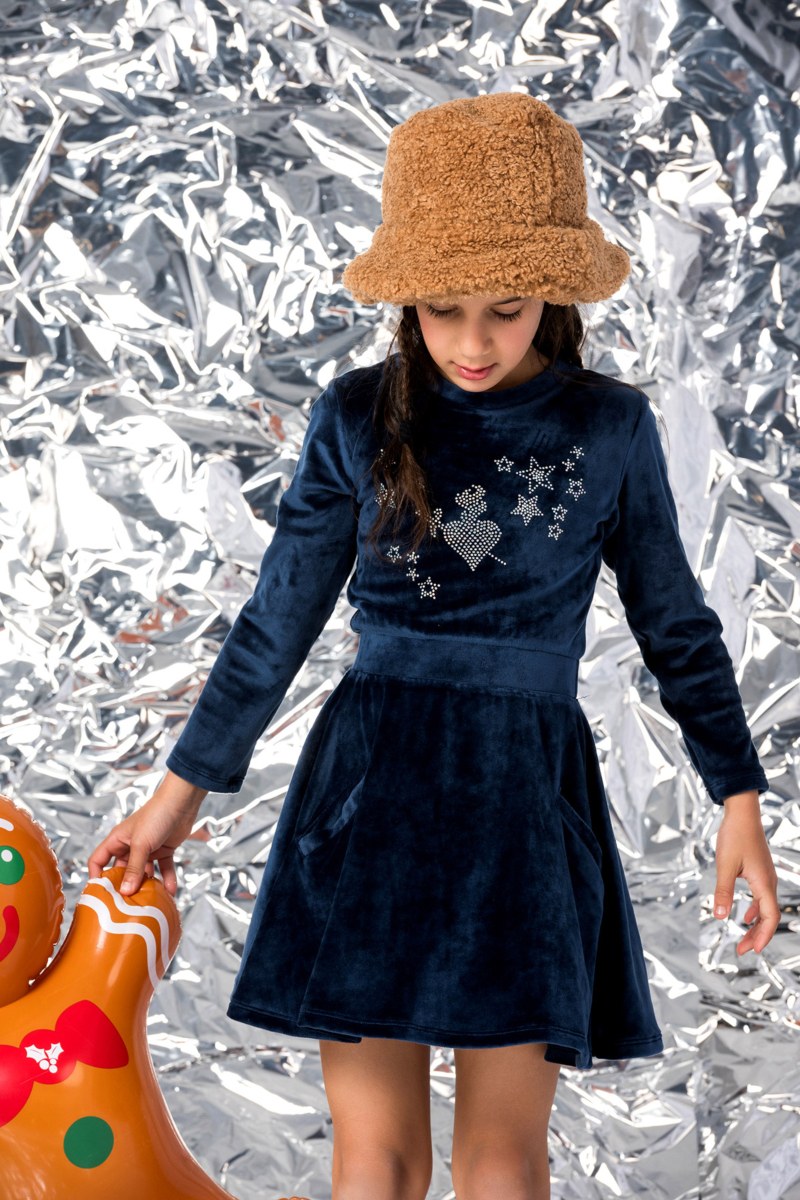 ΠΑΙΔΙΚΟ SUPER SOFT ΒΕΛΟΥΤΕ ΦΟΡΕΜΑ ΜΕ ΣΤΡΑΣ-24634125-865