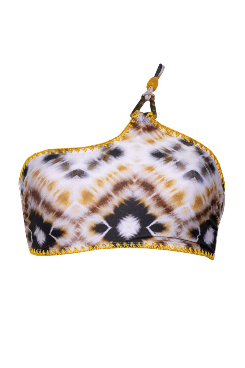 ONE SHOULDER SWIMWEAR BIKINI TOP WITH CROCHET DETAILS-24801440-935