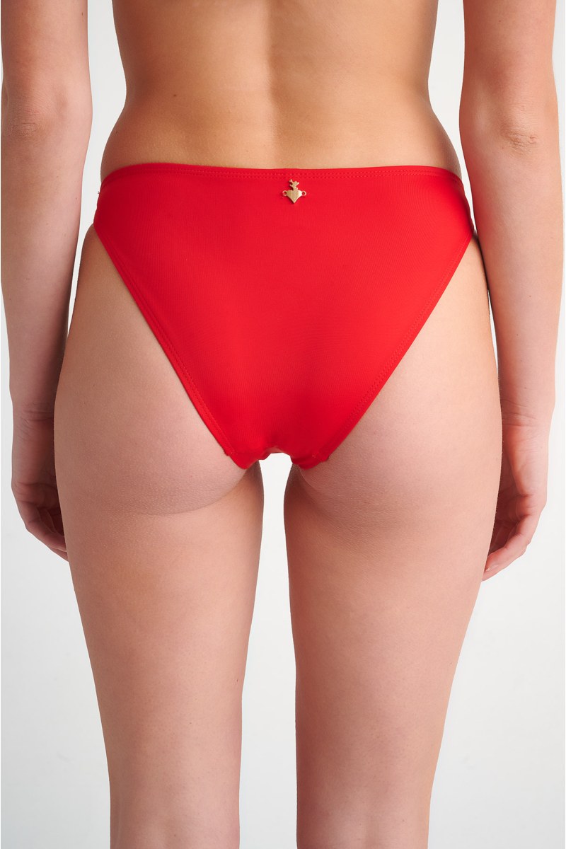 FASHION SOLIDS BIKINI SLIP WITH CHAIN DETAIL-24802029-622