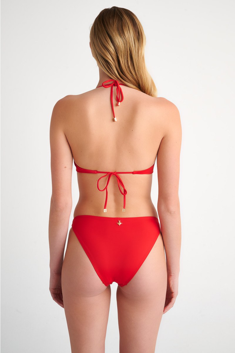 FASHION SOLIDS BIKINI SLIP WITH CHAIN DETAIL-24802029-622