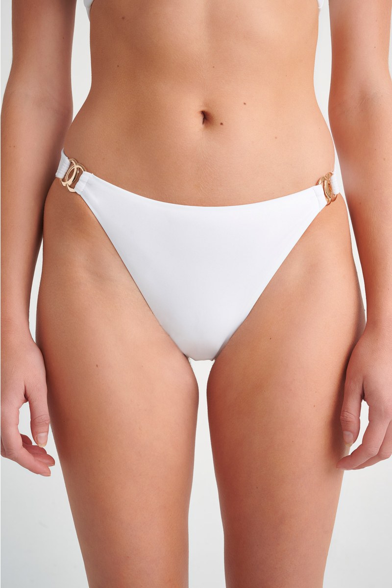 FASHION SOLIDS BIKINI SLIP WITH DECORATIVE DETAILS-24802080-102