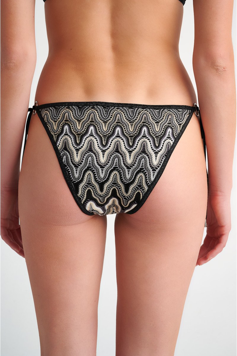 CROCHET SWIMWEAR TIE-SIDE BIKINI SLIP-24802101-110