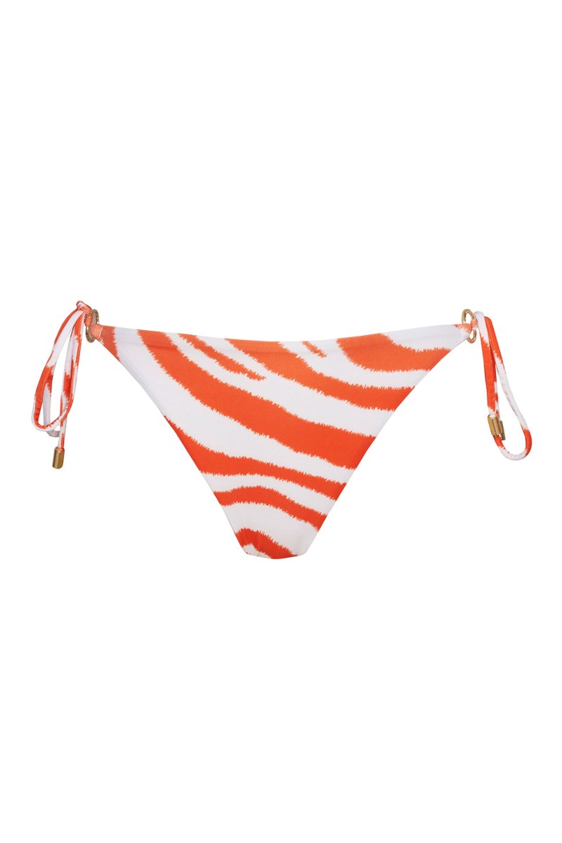 TIE-SIDE ΖΕΒΡΑ PRINTED SWIMWEAR BIKINI SLIP-24802200-622