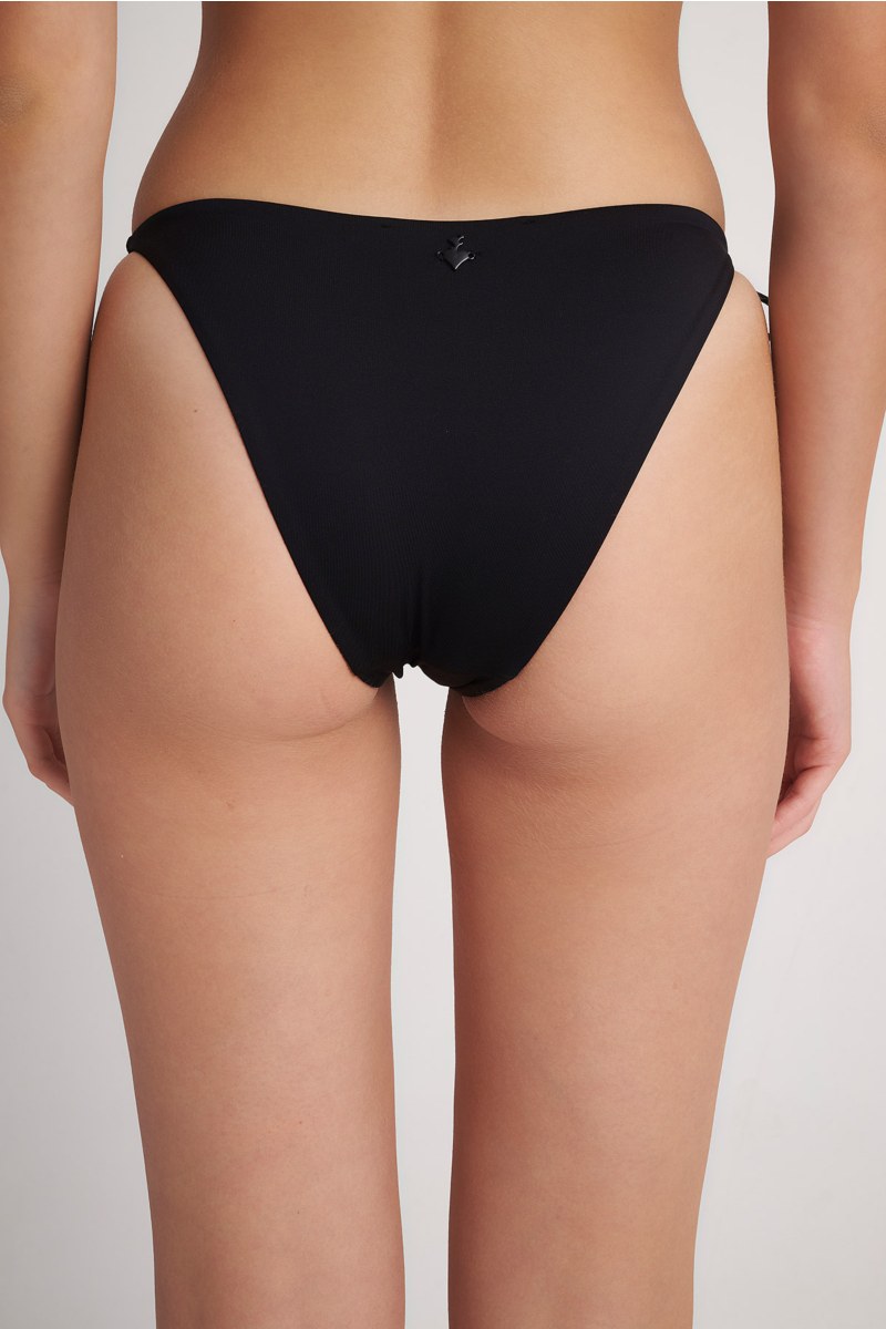 MONOCHROME TIE-SIDE SWIMWEAR BIKINI BOTTOM-24802410-110