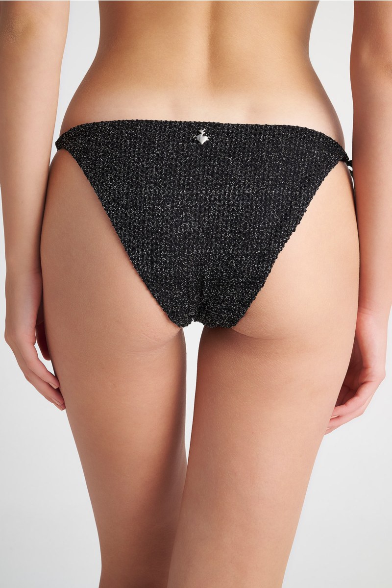 CROCHET SWIMWEAR TIE-SIDE BIKINI SLIP-24802702-110