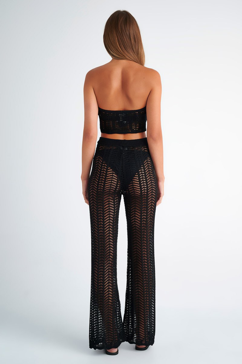 SEMI-SHEER STRAPLESS KNITTED CROP TOP-24806312-110