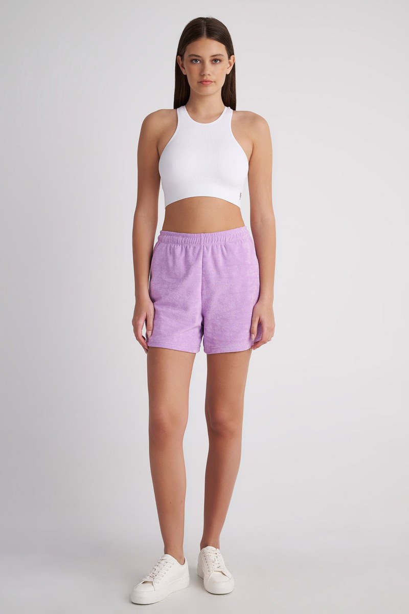 TERRY SHORTS IN LOOSE FIT-24810042-803