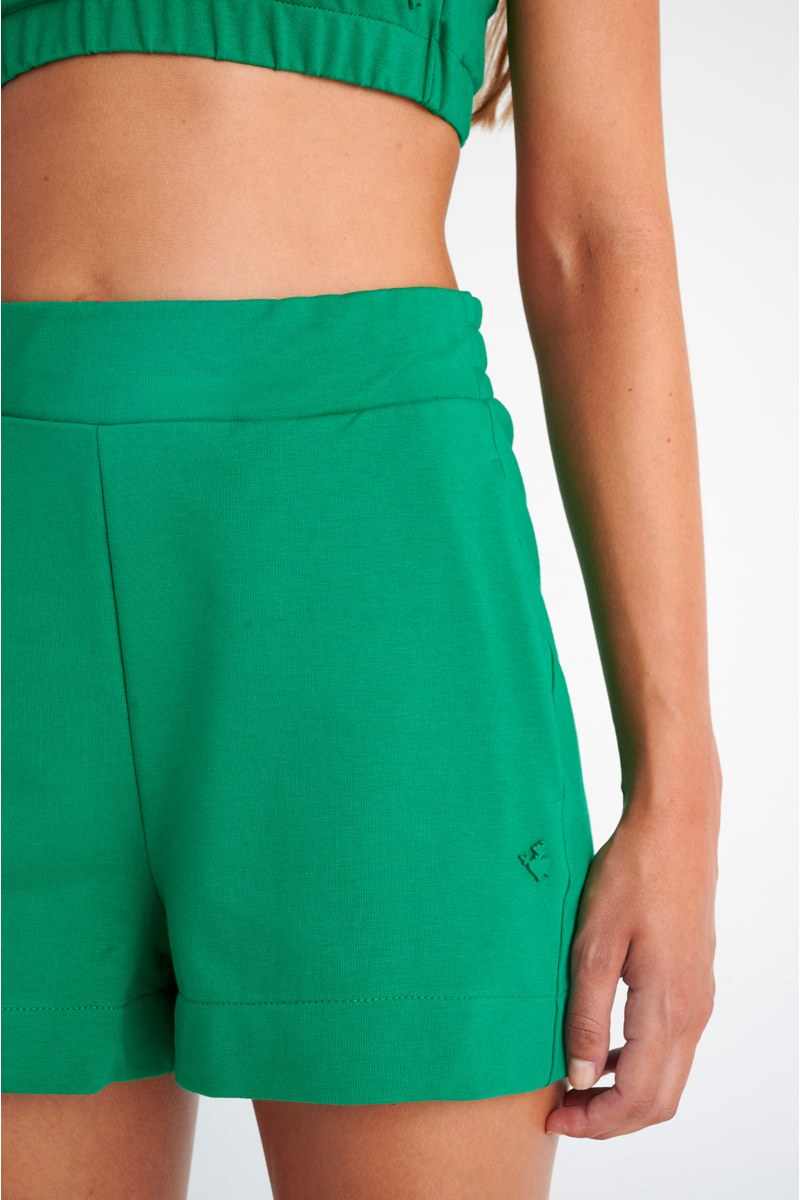 COTTON SHORTS IN LOOSE FIT-24810115-517