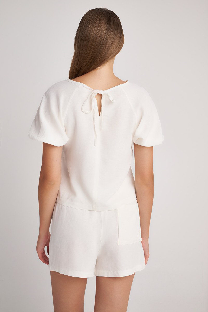 LINEN SHORTS WITH PATCH POCKETS-24810151-102