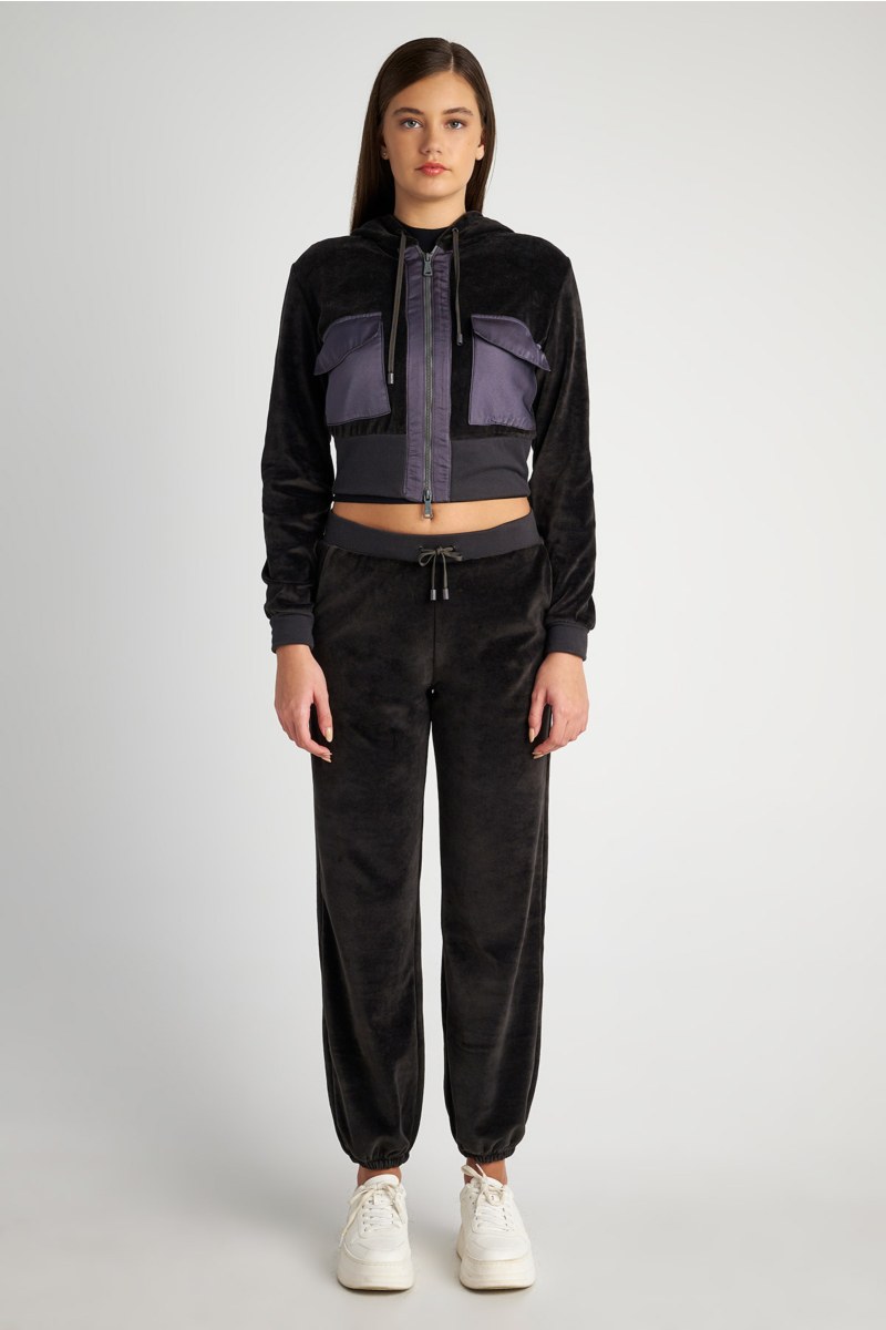 VELOUR CUFFED PANTS-24811035-206