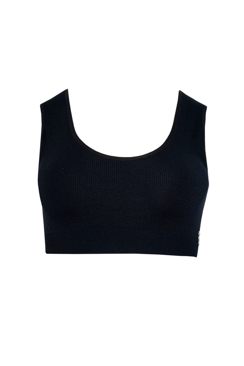 MONOCHROME CROPPED RIB TOP-24812010-110