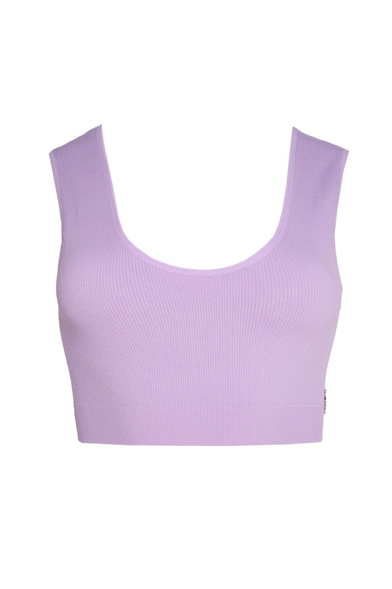 MONOCHROME CROPPED RIB TOP-24812010-803