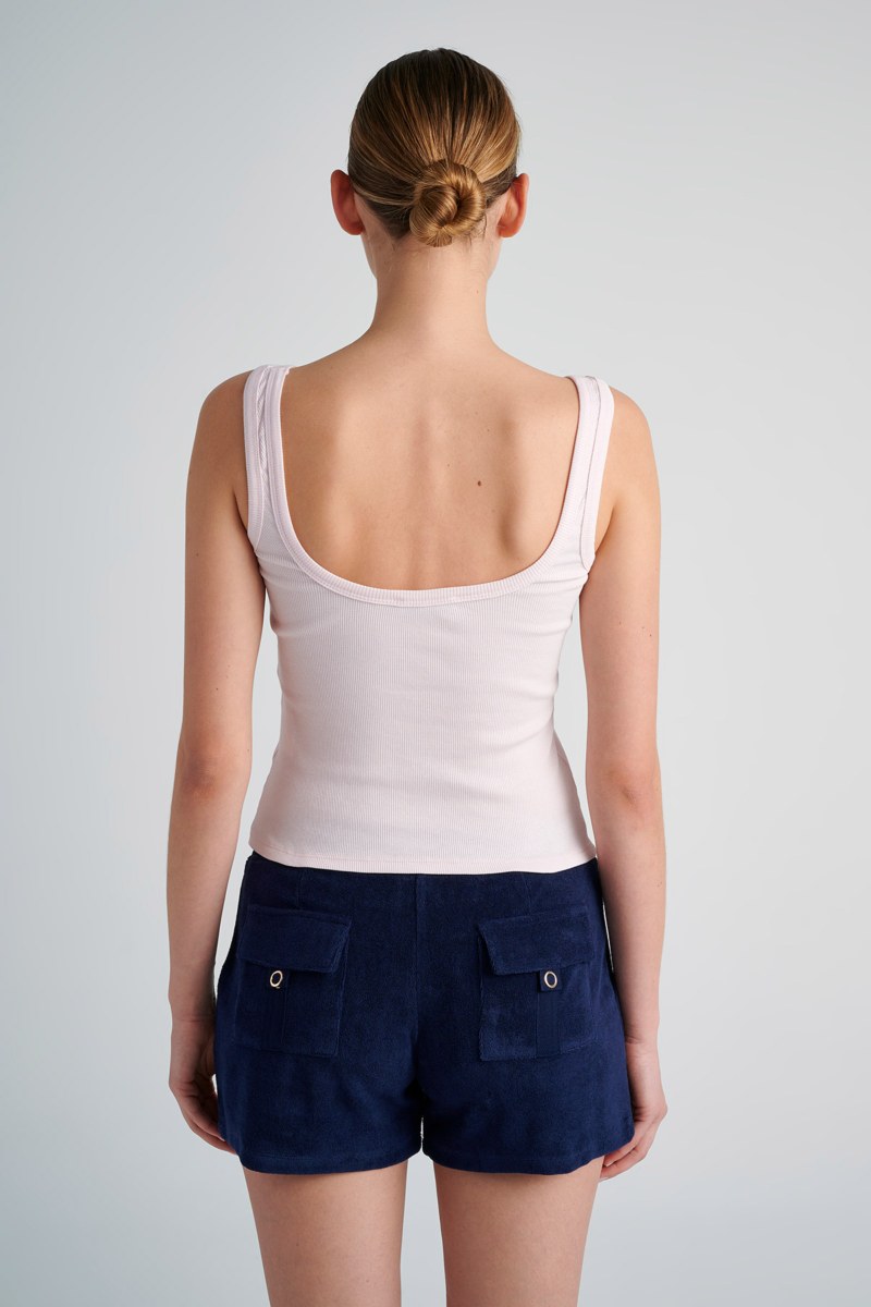 ELASTIC RIBBED TANK TOP-24812017-874