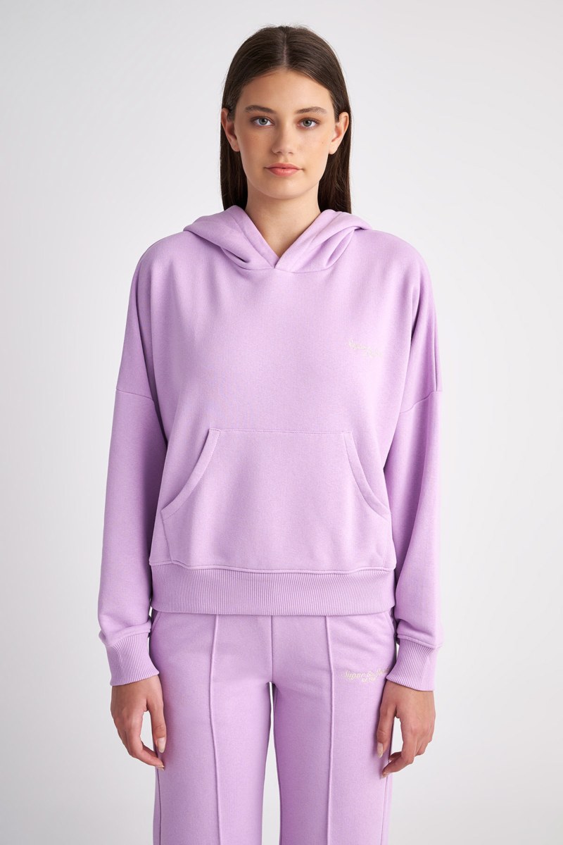 COTTON CROPPED HOODIE-24812064-803