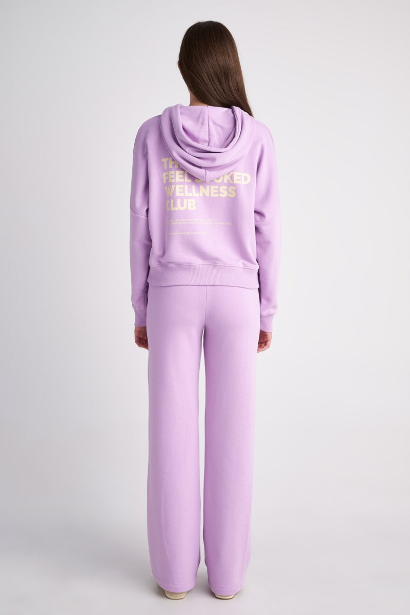 COTTON CROPPED HOODIE-24812064-803