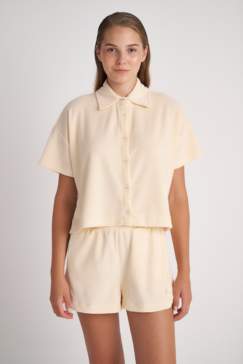 ΚΟΝΤΗ ΠΕΤΣΕΤΕ ΜΠΛΟΥΖΑ/ΠΟΥΚΑΜΙΣΟ ΣΕ ΦΑΡΔΙΑ ΓΡΑΜΜΗ-24812097-108