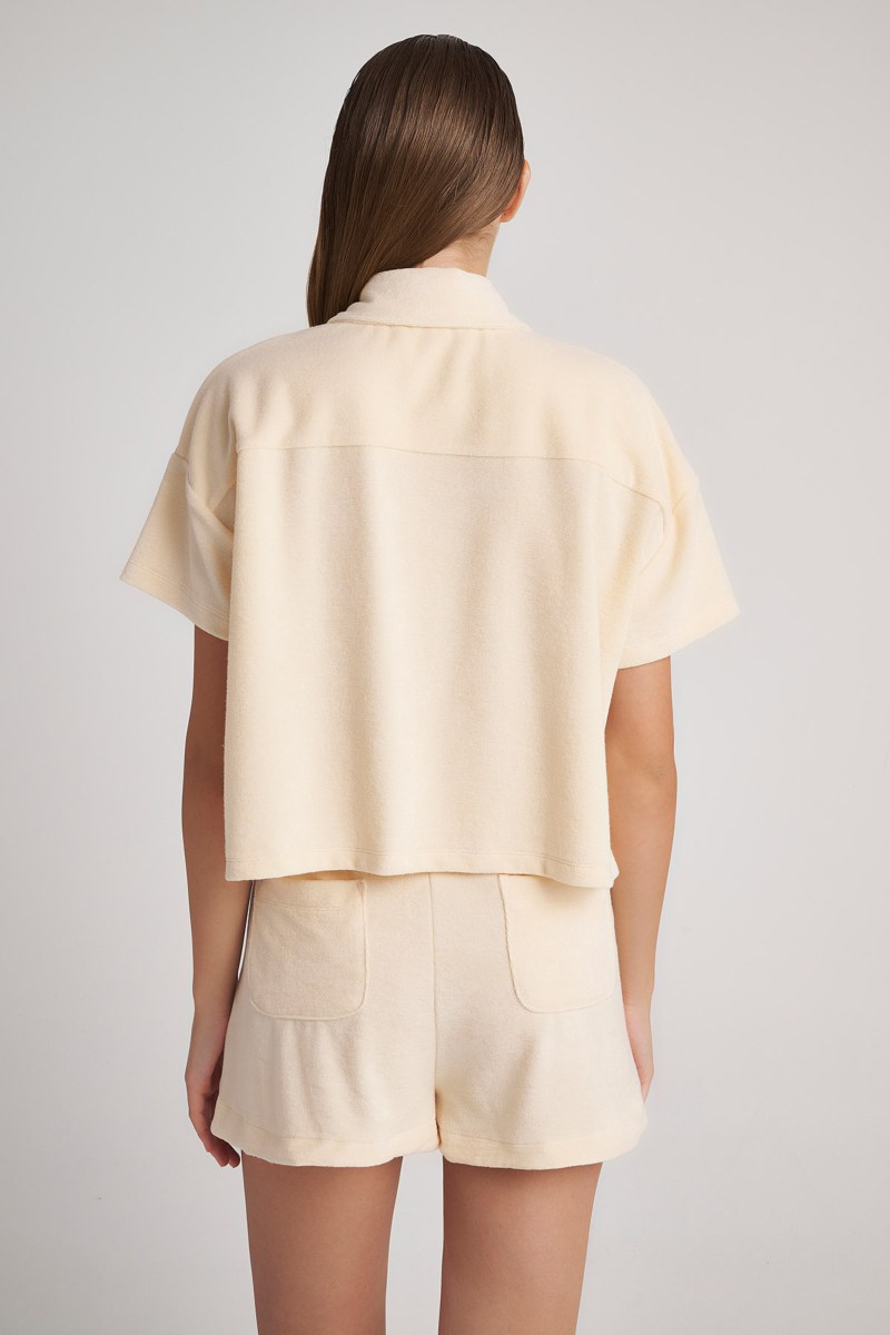 ΚΟΝΤΗ ΠΕΤΣΕΤΕ ΜΠΛΟΥΖΑ/ΠΟΥΚΑΜΙΣΟ ΣΕ ΦΑΡΔΙΑ ΓΡΑΜΜΗ-24812097-108