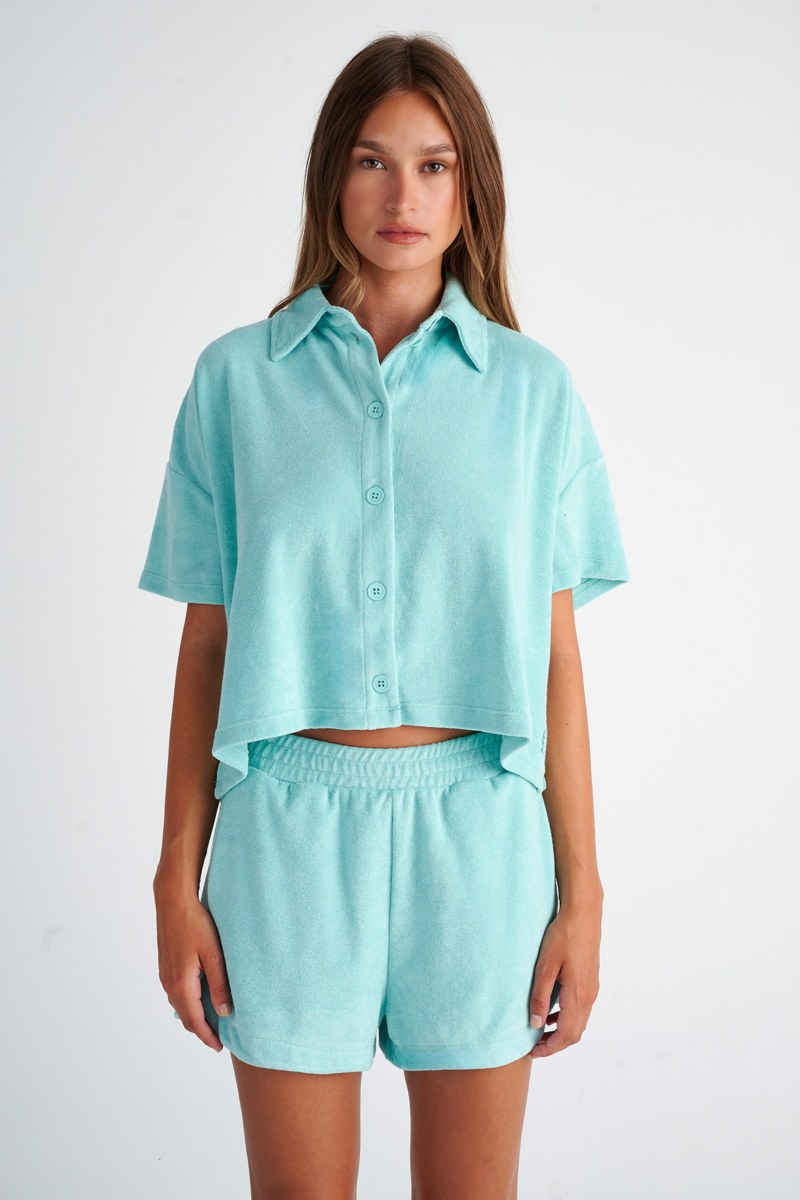 ΚΟΝΤΗ ΠΕΤΣΕΤΕ ΜΠΛΟΥΖΑ/ΠΟΥΚΑΜΙΣΟ ΣΕ ΦΑΡΔΙΑ ΓΡΑΜΜΗ-24812097-421