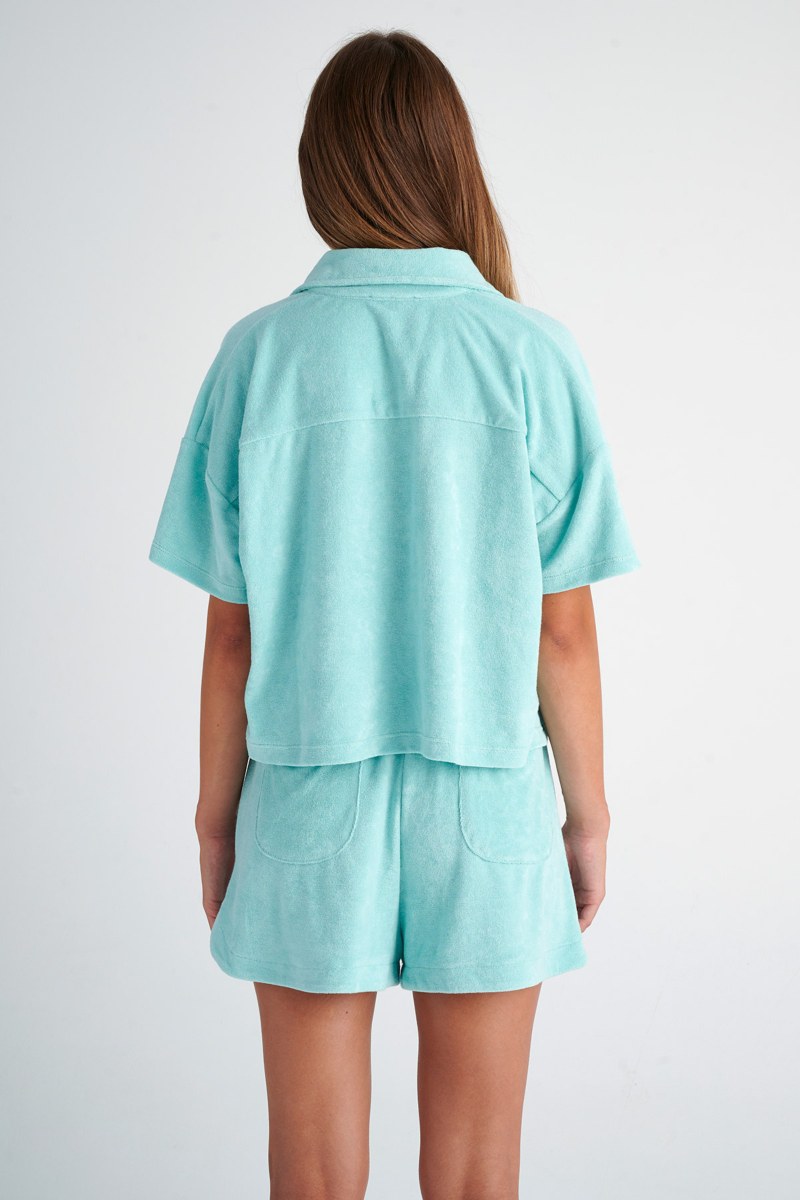 ΚΟΝΤΗ ΠΕΤΣΕΤΕ ΜΠΛΟΥΖΑ/ΠΟΥΚΑΜΙΣΟ ΣΕ ΦΑΡΔΙΑ ΓΡΑΜΜΗ-24812097-421