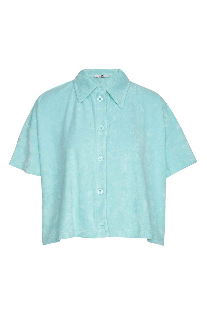 ΚΟΝΤΗ ΠΕΤΣΕΤΕ ΜΠΛΟΥΖΑ/ΠΟΥΚΑΜΙΣΟ ΣΕ ΦΑΡΔΙΑ ΓΡΑΜΜΗ-24812097-421