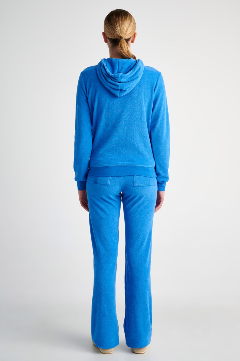 FASHION BASIC TERRY HOODED JACKET-24813001-422